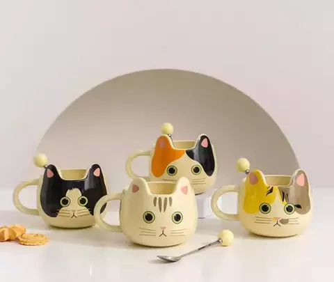 TAZA CERÁMICA GATO - comprar online