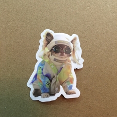 STICKERS AUTOADHESIVO DOG FASHION 1UN - MR & MRS TEACUP
