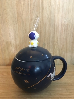 TAZA CERÁMICA ASTRONAUTA 450 ML en internet