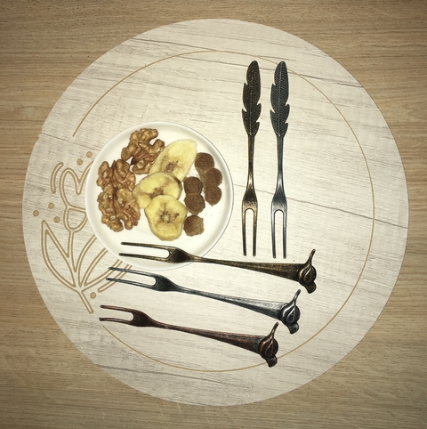 TENEDOR P/PICADA DISEÑOS VARIOS C/U