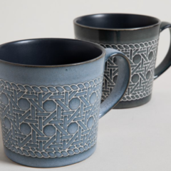 TAZA MUG RECTO GRIS & AZUL 443 ML c/u en internet