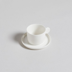 TAZA PLATO CAPRY GREY 100 ML - MR & MRS TEACUP