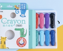 SET DE CRAYON PATITA DE GATO 12 COLORES