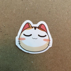 STICKERS LOVE CAT/GATO KAWAI (SERIE D ) C/U