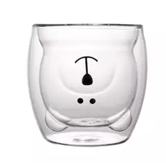 Imagen de VASO DOBLE VIDRIO ANIMADO 250 ML