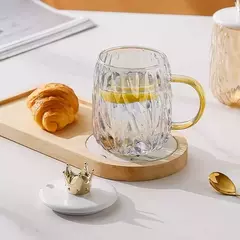 TAZA DE VIDRIO 450 ML
