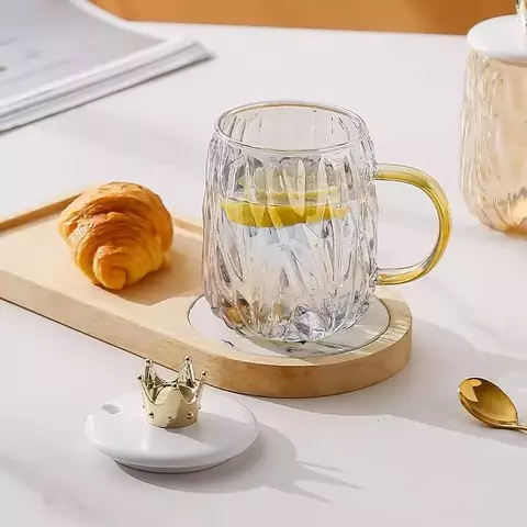TAZA DE VIDRIO 450 ML