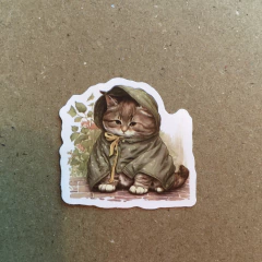 Imagen de STICKERS LOVE CAT/GATO (SERIE B ) C/U