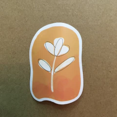 STICKERS AUTOADHESIVO FLOWER 1UN en internet