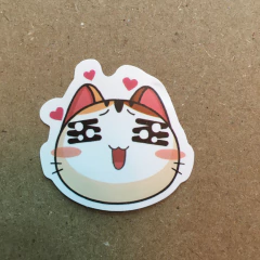 STICKERS LOVE CAT/GATO KAWAI (SERIE D ) C/U en internet