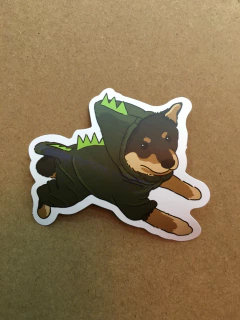 STICKERS DOG (SERIE D ) C/U - MR & MRS TEACUP