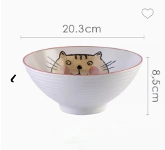 BOWL RAMEN JAPAN NEKO 1000ML - tienda online
