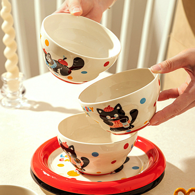BOWL CERAMICA LOVLEY CAT 620 ML