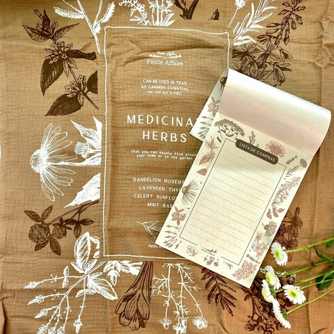 PAÑO COTTON HERBS + LISTA DE COMPRAS