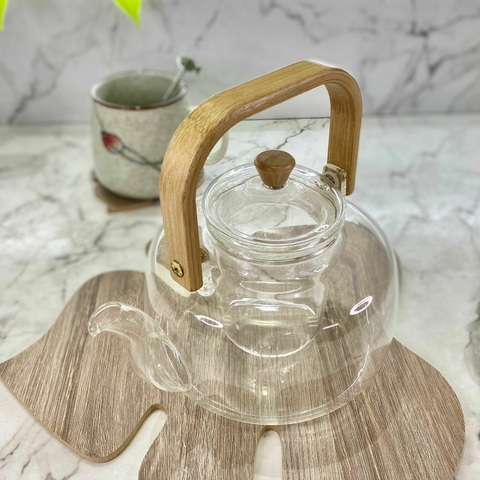 TETERA CRISTAL NÓRDICA CON INFUSOR DE CRISTAL 1200ML