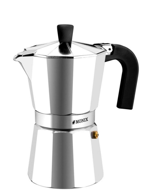 CAFETERA VITRO ITALIANA DE ALUMINIO MONIX 9 POCILLOS **