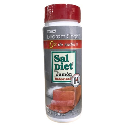 SAL DIET CON JAMON SABORIZADA 0 DE SODIO DHARAM SINGH 70 GRS