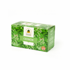 TÉ EN SAQUITOS OASIS SIN TACC CEDRON 25 SAQ x 1.5 GR