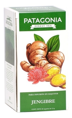 TÉ EN SAQUITOS PATAGONIA JENGIBRE 20 SAQ x 1.5 GR