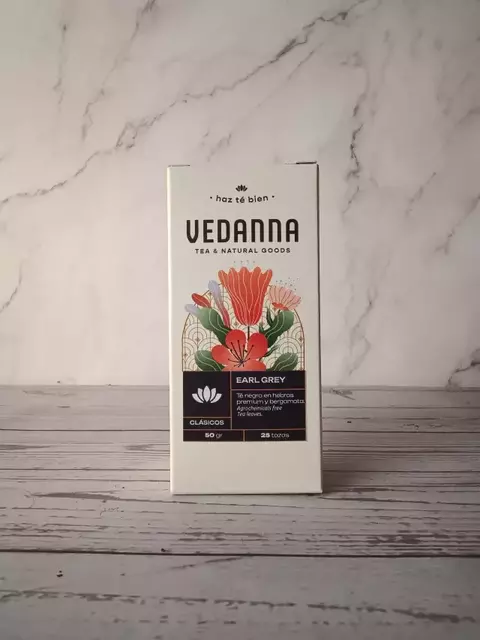 TÉ EN HEBRAS PREMIUM EARL GREY VEDANNA ECO 50 GR - comprar online