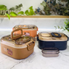 VIANDA BEARS FAMILY ACERO DESMONTABLE (INTERNA) 700 ML