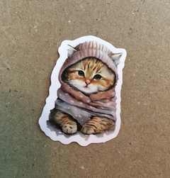 STICKERS LOVE CAT (SERIE C ) 1UN - MR & MRS TEACUP