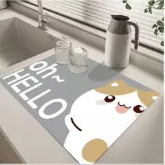 ALFOMBRA SECAPLATOS DISEÑOS VARIADOS CUTE - comprar online