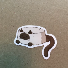 STIKERS GATOS/CAT CUTE (SERIE F) C/U