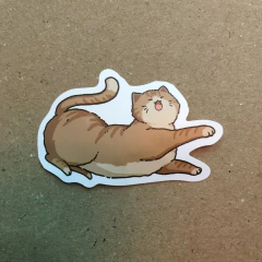 STIKERS GATOS/CAT CUTE (SERIE F) C/U - MR & MRS TEACUP