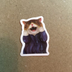 STICKERS LOVE CAT/GATO (SERIE B ) C/U