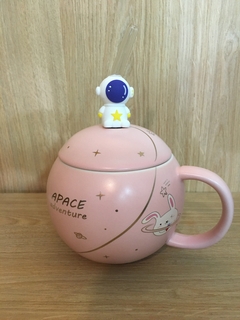 TAZA CERÁMICA ASTRONAUTA 450 ML - tienda online