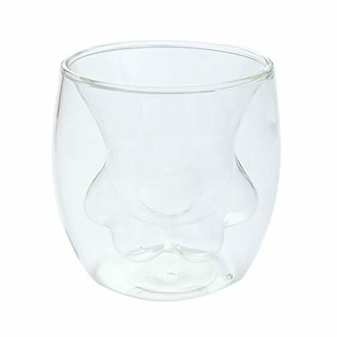 VASO DOBLE VIDRIO MANO DE GATO 250ML