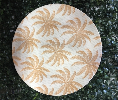 PLATO REDONDO PALMERA
