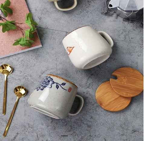 TAZA DE CERÁMICA ORIENTAL 350ML