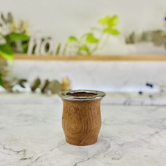 MATE DE ALGARROBO VIROLA DE ACERO - comprar online