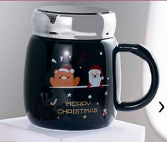 TAZA DE NAVIDAD + TAPA MIRROR 400 ML - comprar online