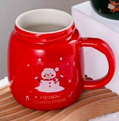 TAZA DE NAVIDAD + TAPA MIRROR 400 ML en internet