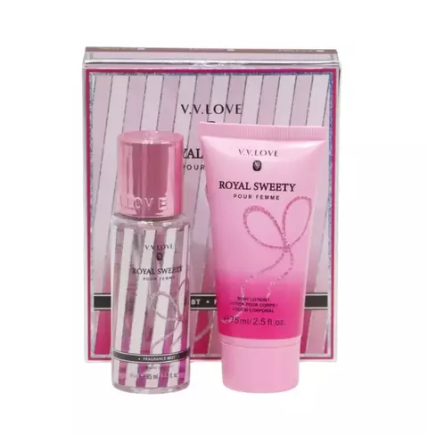 LOCION DUO 85ml V. V. LOVE ROYAL SWEETY - comprar en línea
