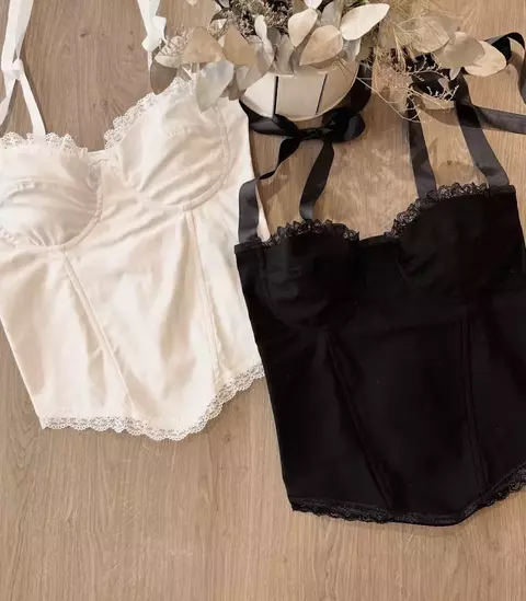 Corset Arianna blanco | version largo - comprar online