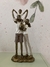 Escultura Pai e filho na cacunda amam futebol