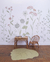 papel de parede jardim (cores variadas)