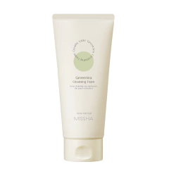 Espuma de limpeza cremosa Latte Chá verde Missha - comprar online