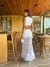 Vestido Franjas Branco Meyer - loja online