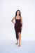 Vestido de Tricô decote reto - comprar online