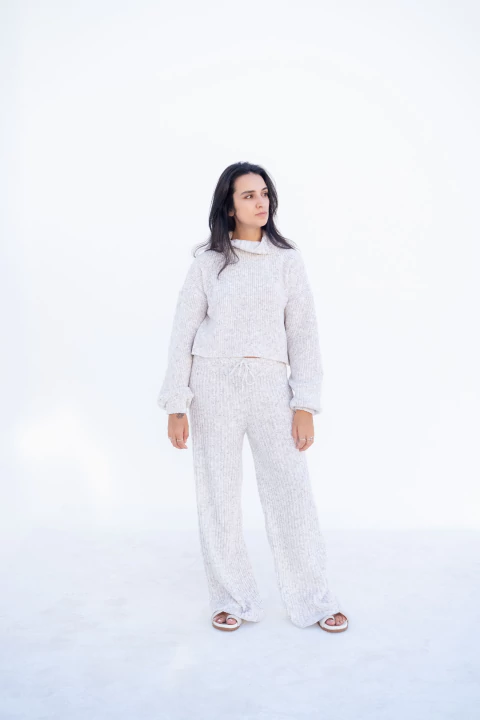 Conjunto tricô calça nº1