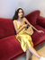 Vestido Dona Flor - Ouro Claro - loja online