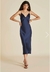 Vestido Capitu - Azul Marinho (Pronta Entrega)