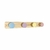 Cabideiro Clean Pinus Natural Bolinhas Coloridas - comprar online