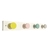 Cabideiro Colorido Clean Ganchos Bolinhas 50cm - comprar online