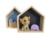 Kit 2 Nichos Casinha Pinus